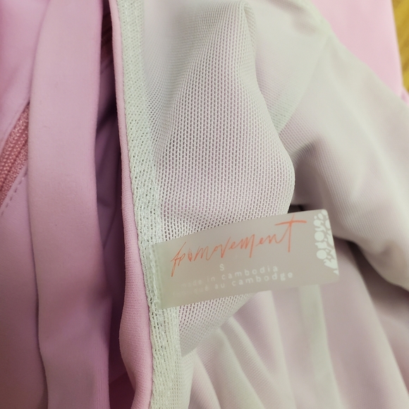 Free People Movement Righteous Runsie In Summer Lovin Pink Size Small - Picture 2 of 13
